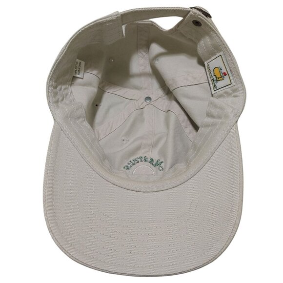 Masters Golf Beige Adjustable Hat By American Needle 100% Cotton Dad Cap - Picture 2 of 5
